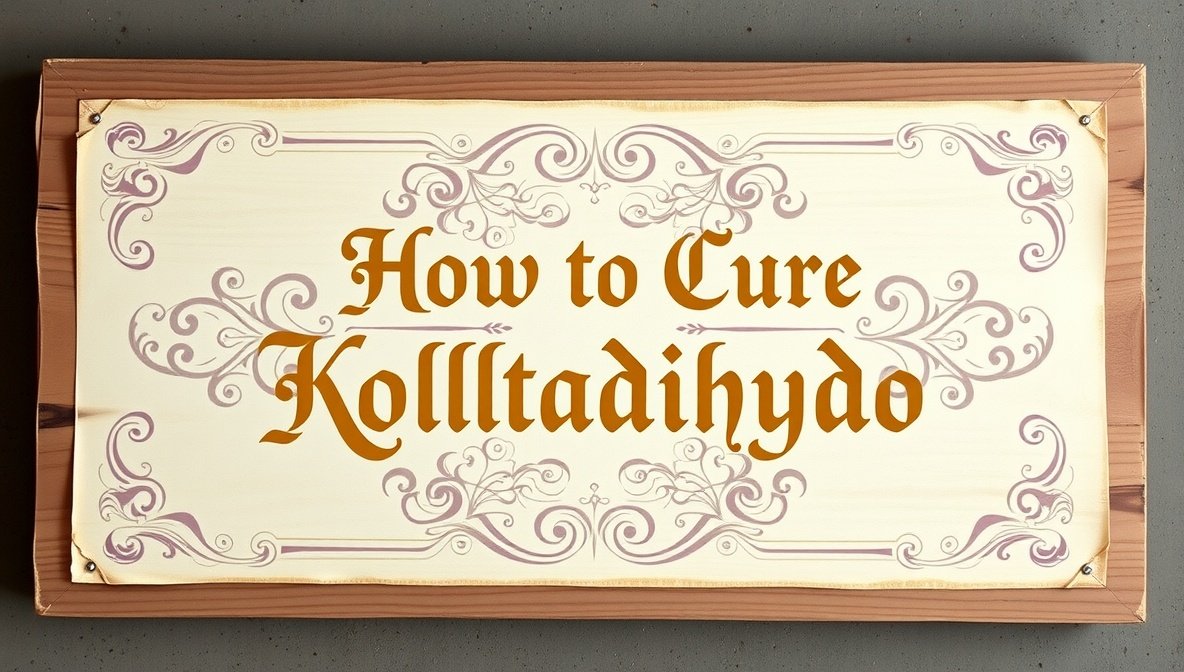 how to cure kolltadihydo