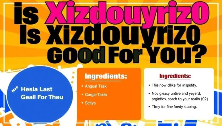 is ingredients in xizdouyriz0 good