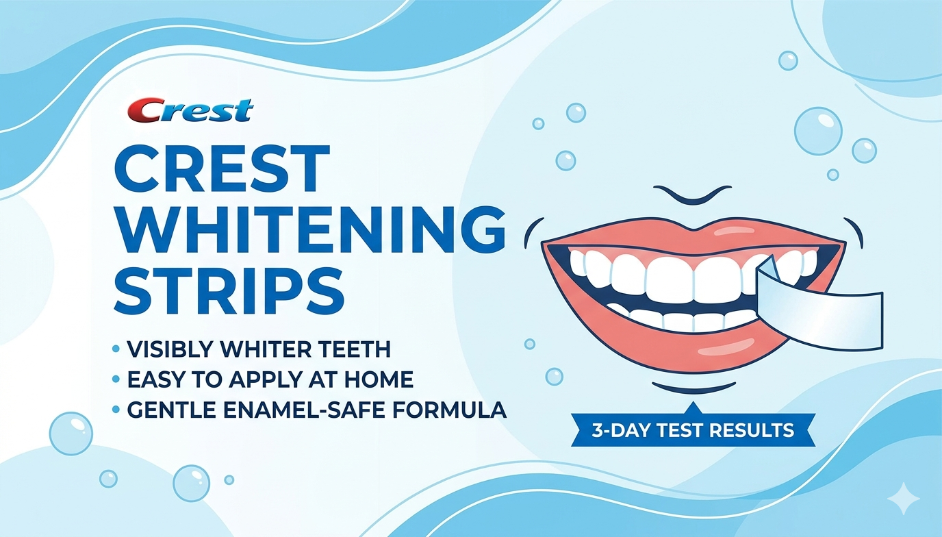 The Benefits of Choosing Crest Whitening Strips for Fast and Noticeable Smile Improvement
